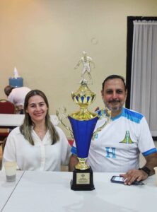 Entrega de trofeo Super Master San Pedro Sula a Junta Noroccidente