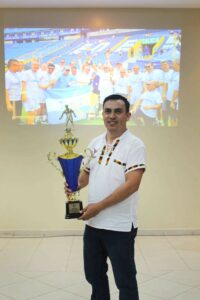 Entrega de trofeo Super Master San Pedro Sula a Junta Noroccidente